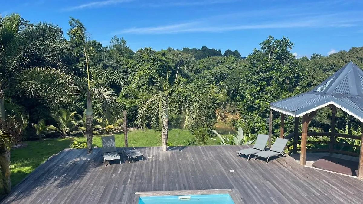 Secret River - Spacieuse Villa De 4 Chambres, 3 Salle De Bain, Piscine, Spa Avec Plus De 400 Ml De Riviere Privee Sainte-Rose Guadeloupe